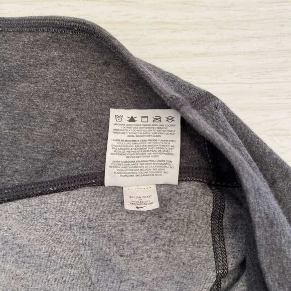 Nike Dri-Fit Leggings Women Medium Gray Cropped Workout Pants. - Picture 7 of 7